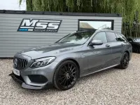 Used Mercedes C250 AMG Line Premium 204 HP (150 kW) 2017 Grey Estate