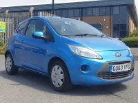 Used Ford Ka 69 HP (50 kW) 2013 Blue Hatchback
