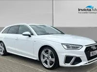 Used Audi A4 S-Line 204 HP (150 kW) 2024 White Estate