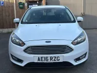 Used Ford Focus Titanium 2016 White Hatchback