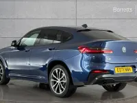 Used BMW X4 M Sport 190 HP (139 kW) 2021 Phytonic blue metallic paint SUV