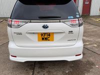 Used Toyota Estima Hybrid 2014 Pearl white MPV