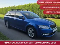 Used Skoda Octavia SE L 184 HP (135 kW) 2016 Blue Estate