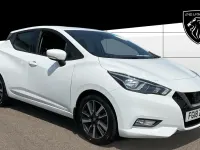 Used Nissan Micra Acenta 90 HP (66 kW) 2018 White Hatchback