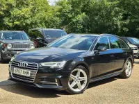Used Audi A4 S-Line 150 HP (110 kW) 2017 Black Estate