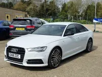 Used Audi A6 Black Edition 190 HP (139 kW) 2018 White Sedan