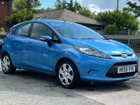 Used Ford Fiesta 82 HP (60 kW) 2010 Blue Hatchback