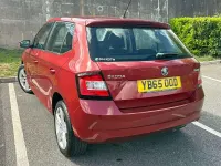 Used Skoda Fabia SE L 2015 Red Hatchback