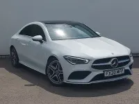 Used Mercedes CLA180 AMG Line Premium Plus 136 HP (100 kW) 2020 White Coupe