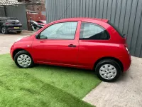 Begagnad Nissan Micra 79 HK (58 kW) 2007 Röd Halvkombi