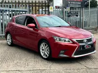 Used Lexus CT200h Luxury Line 2014 Red Hatchback