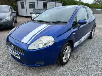 Used Fiat Grande Punto Active 65 HP (47 kW) 2008 Blue Hatchback