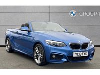 Used BMW 220 M Sport 190 HP (139 kW) 2018 Blue Cabriolet