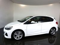 used BMW 220 Active Tourer 2 Series 2.0 D M SPORT 5d AUTO-2 OWNER CAR FINISHED IN ALPINE WHITE WITH BLACK DAKOTA LEATHE