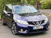 Used Nissan Pulsar Tekna 115 HP (84 kW) 2016 Blue Hatchback