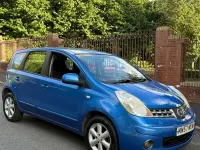 Used Nissan Note Acenta 88 HP (64 kW) 2008 Blue Hatchback
