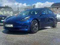 Used Tesla Model 3 Standard Range 366 kW (498 HP) 2022 Blue Sedan