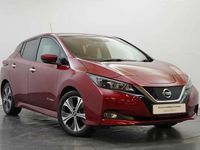 Used Nissan Leaf N-Connecta 110 kW (150 HP) 2018 Red Hatchback