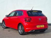 Used VW Polo R-line 115 HP (84 kW) 2020 Red Hatchback