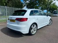 Used Audi A3 S-Line 180 HP (132 kW) 2013 White Hatchback