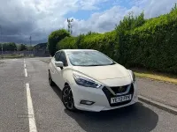Used Nissan Micra Acenta 92 HP (67 kW) 2022 White Hatchback