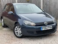 Used VW Golf VII Match 105 HP (77 kW) 2012 Blue Hatchback