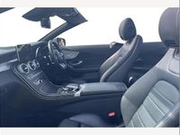 Used Mercedes C250 AMG line 200 HP (147 kW) 2018 Silver Cabriolet