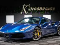 Used Ferrari 488 670 HP (492 kW) 2018 Blue Cabriolet
