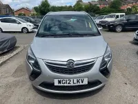 Used Vauxhall Zafira Tourer 2012 Silver MPV