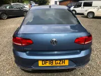 Used VW Passat R-line 150 HP (110 kW) 2018 Blue Sedan