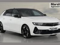 Used Vauxhall Astra GSe 221 HP (162 kW) 2023 White Hatchback
