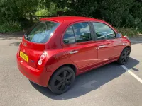 Used Nissan Micra Acenta 80 HP (58 kW) 2009 Red Hatchback