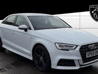 Used Audi A3 S-Line 116 HP (85 kW) 2019 White Sedan