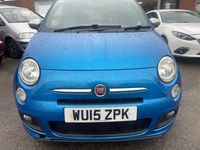 Used Fiat 500 S 2015 Blue Hatchback