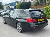 Usado BMW 320 M Sport 184 CV (135 kW) 2014 Negro Familiar