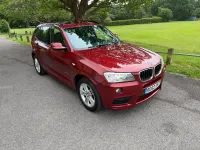 Used BMW X3 M Sport 184 HP (135 kW) 2012 Red SUV