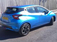 Used Nissan Micra Acenta 92 HP (67 kW) 2022 Blue Hatchback