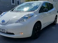 Used Nissan Leaf Black Edition 80 kW (109 HP) 2017 White Hatchback