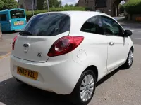 Used Ford Ka Zetec 2012 White Hatchback