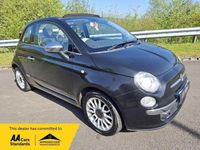 Usado Fiat 500 Lounge 85 HP (62 kW) 2012 Preto Cabrios