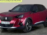 Used Peugeot e-2008 GT 100 kW (136 HP) 2022 Red SUV