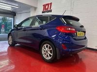 Used Ford Fiesta Zetec 100 HP (73 kW) 2018 Blue Hatchback