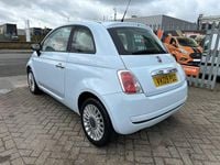 Used Fiat 500 Pop 69 HP (50 kW) 2009 Blue Cabriolet