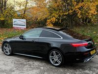 Used Mercedes E220 AMG line 2019 Black Coupe