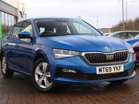 Used Skoda Scala SE 95 HP (69 kW) 2019 Blue Hatchback