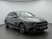 Used Mercedes A250 AMG line 214 HP (157 kW) 2021 Grey Hatchback