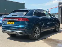 Used Audi Q8 S-Line 286 HP (210 kW) 2020 Blue SUV