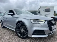Used Audi A3 S-Line 184 HP (135 kW) 2018 Silver Sedan