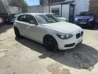 Used BMW 116 Sport Line 136 HP (100 kW) 2014 White Hatchback