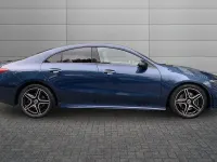 Used Mercedes CLA200 AMG Line Premium 163 HP (119 kW) 2023 Blue Coupe